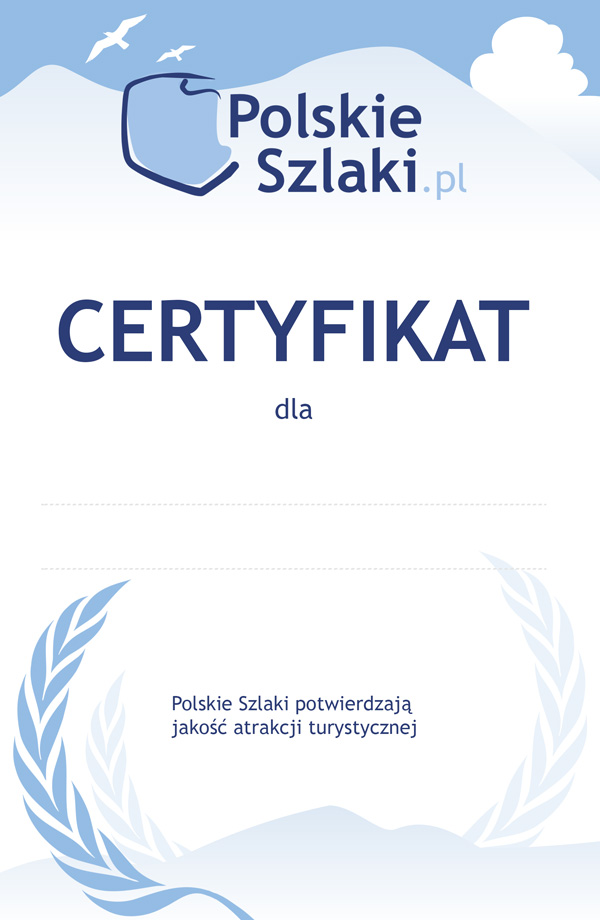 Certyfikat Polskie Szlaki Polecają!
