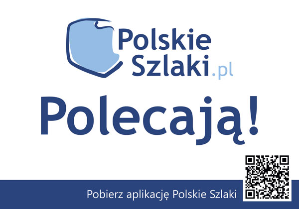 Naklejka Polskie Szlaki Polecają!